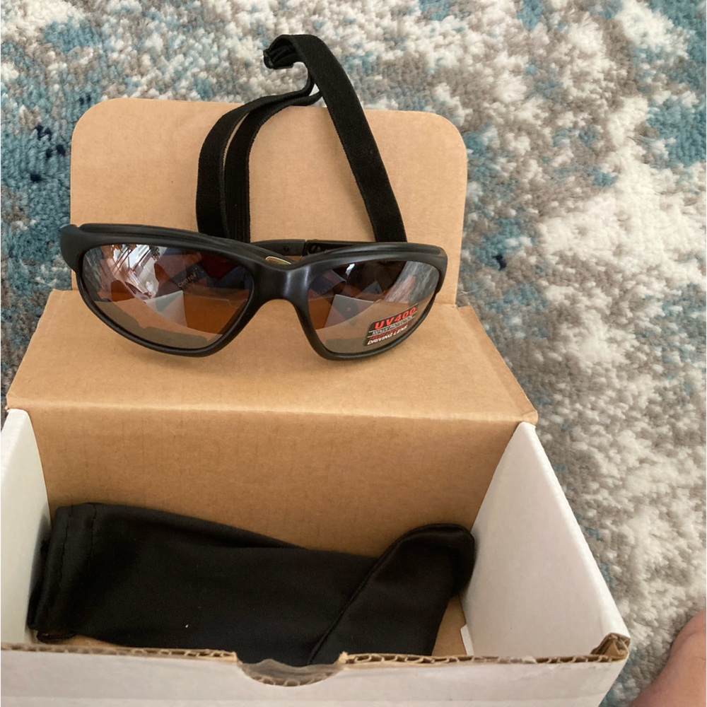 Biker sunglasses high density driving lens